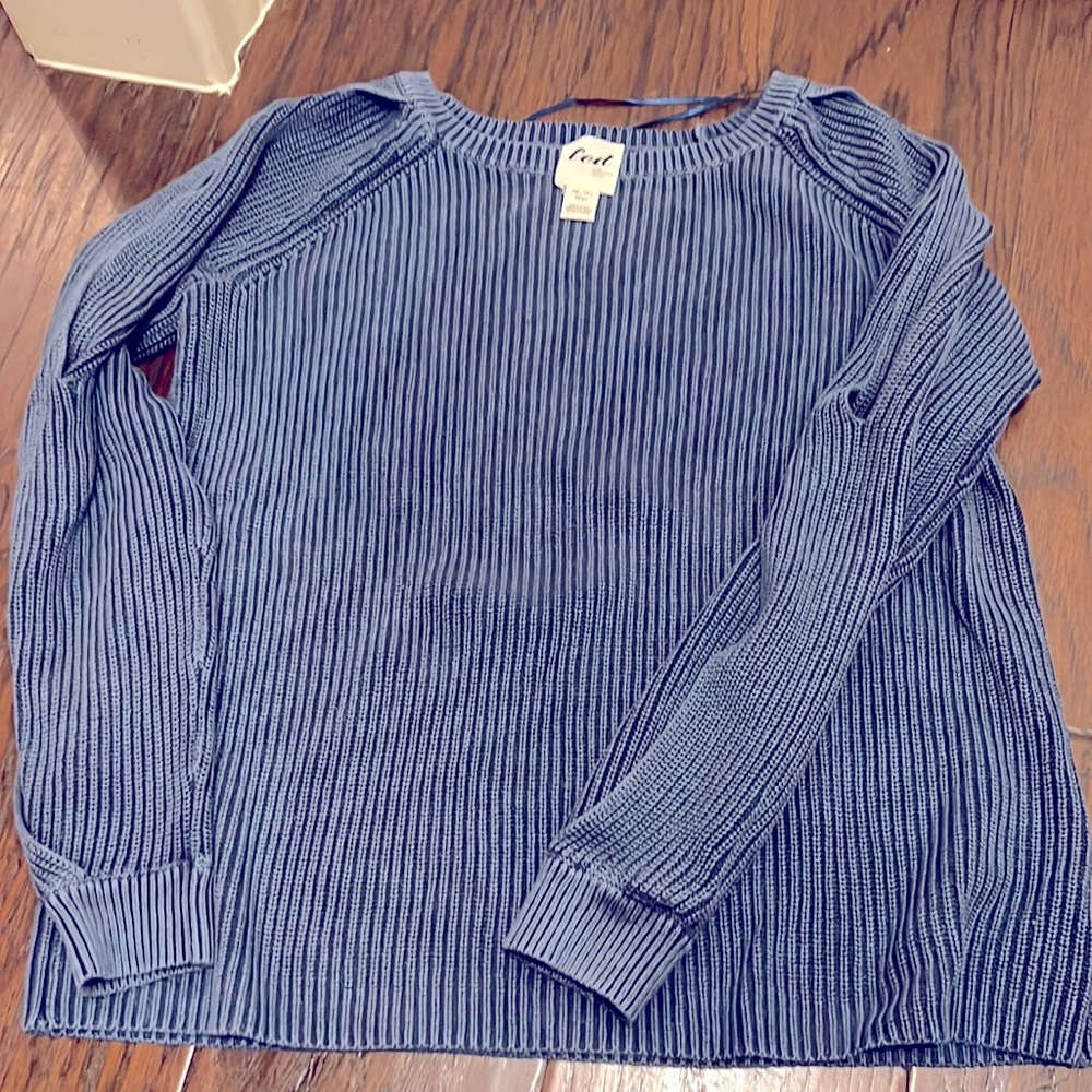 Led maternity sweater, blue, size XS